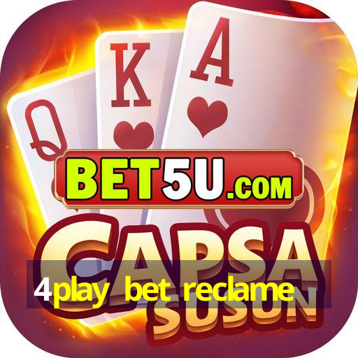 4play bet reclame