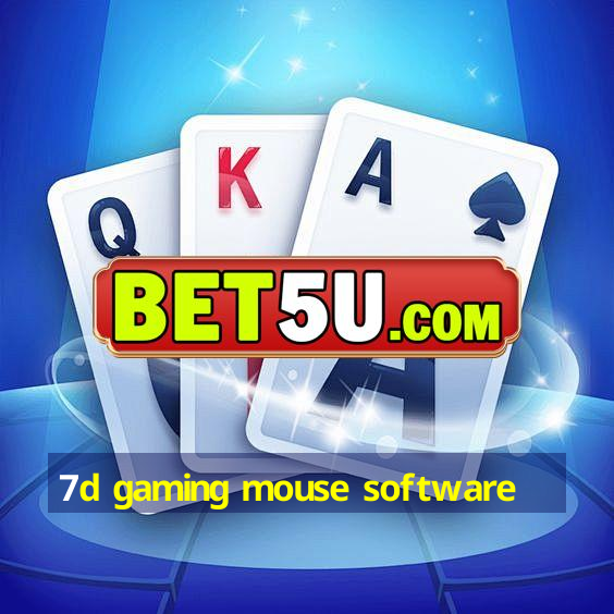 7d gaming mouse software