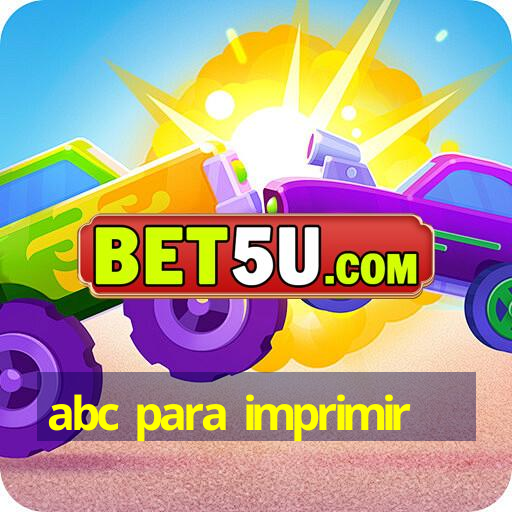 abc para imprimir