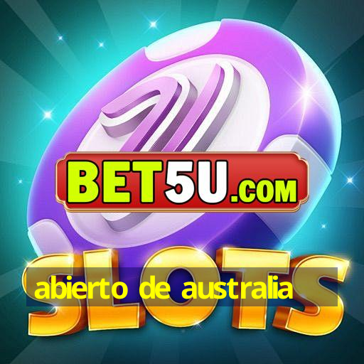 abierto de australia