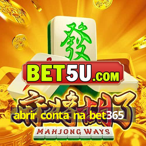 abrir conta na bet365