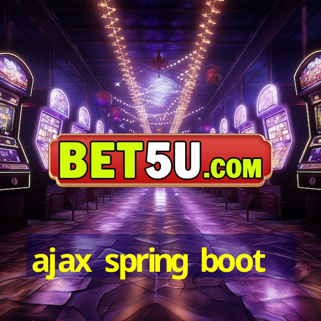 ajax spring boot