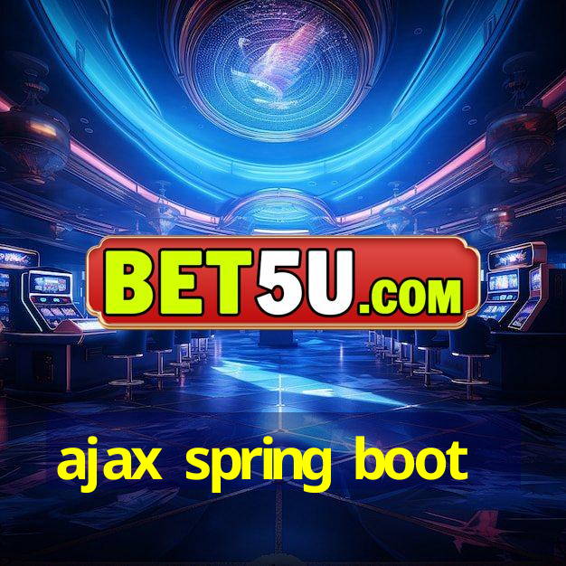 ajax spring boot