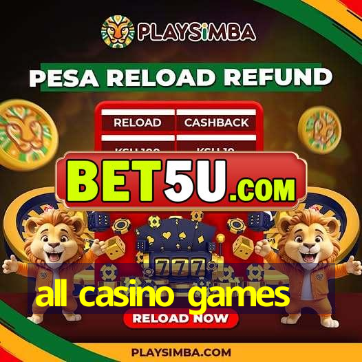 all casino games