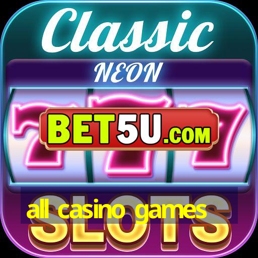 all casino games