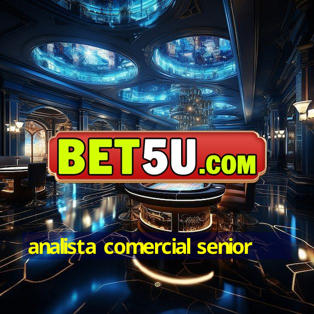 analista comercial senior