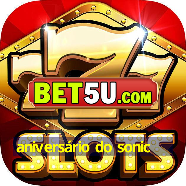 aniversário do sonic