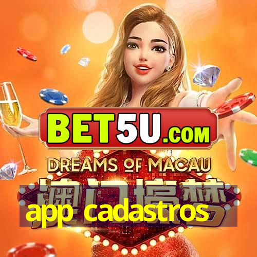 app cadastros