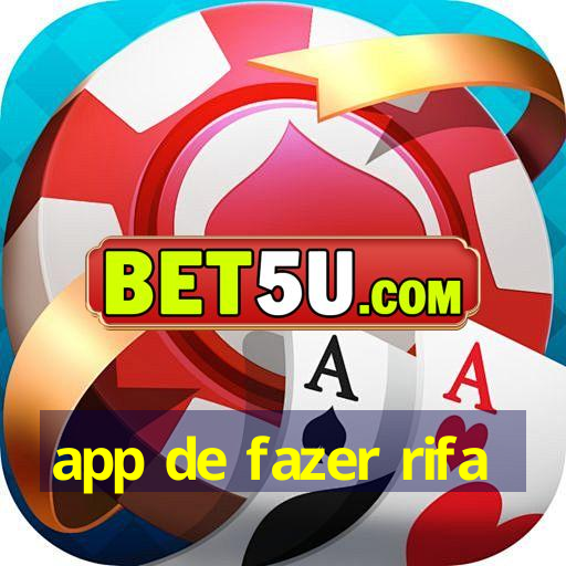 app de fazer rifa