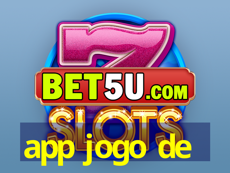 app jogo de