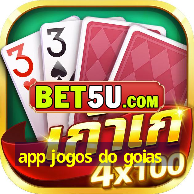 app jogos do goias