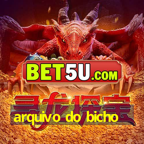 arquivo do bicho