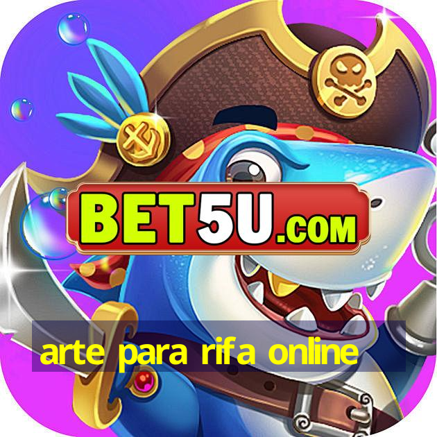 arte para rifa online