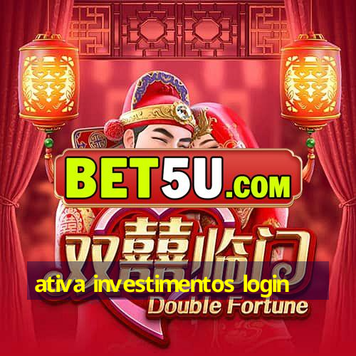 ativa investimentos login