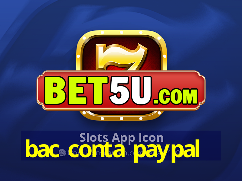 bac conta paypal