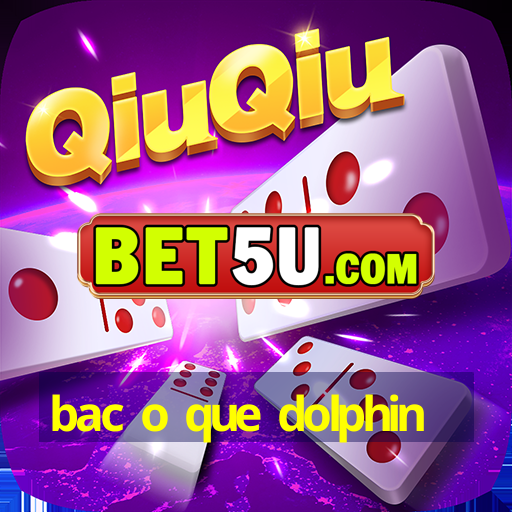 bac o que dolphin