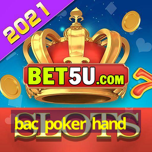 bac poker hand