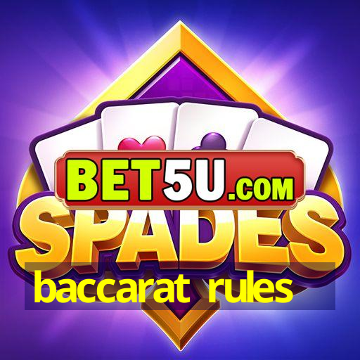 baccarat rules