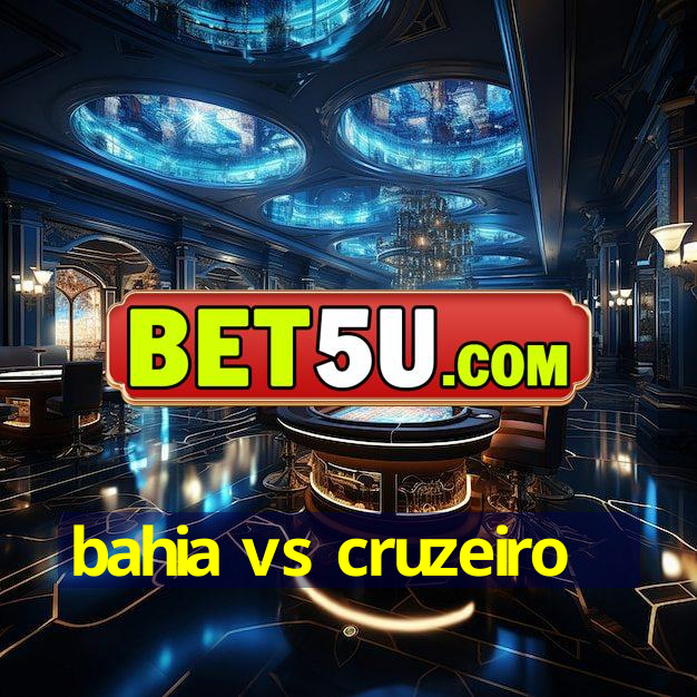 bahia vs cruzeiro