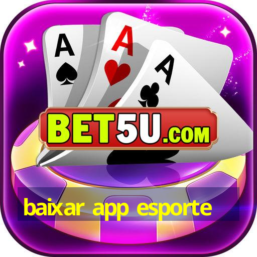 baixar app esporte