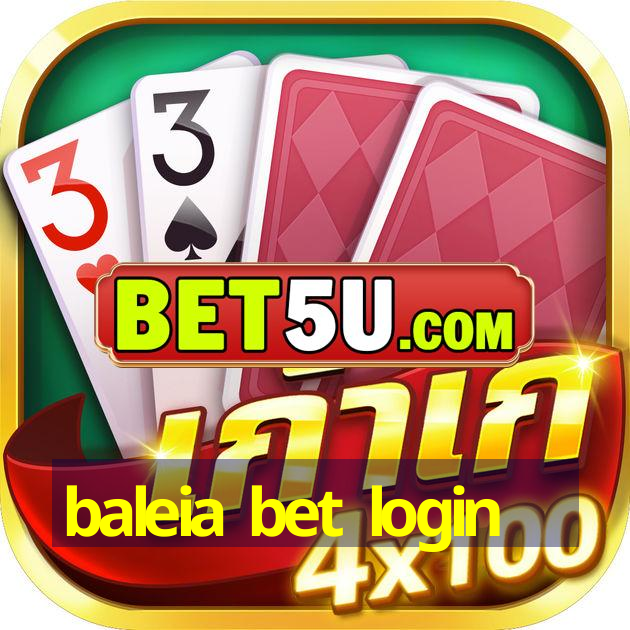 baleia bet login