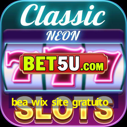 bea wix site gratuito