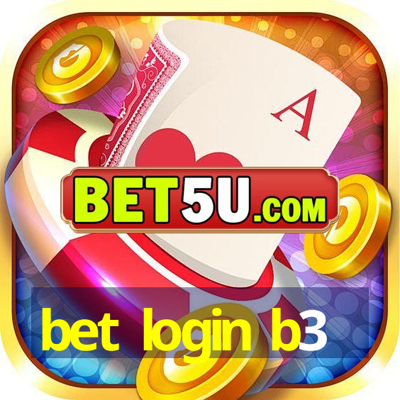 bet login b3