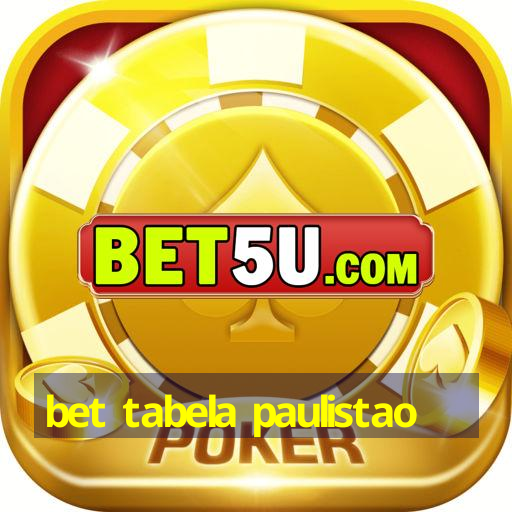 bet tabela paulistao