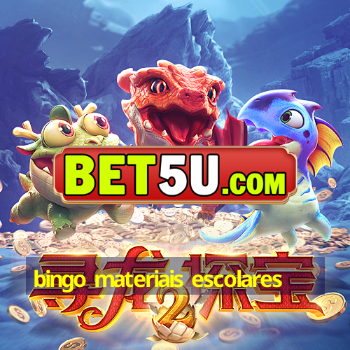 bingo materiais escolares