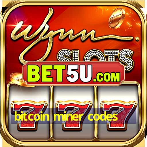 bitcoin miner codes