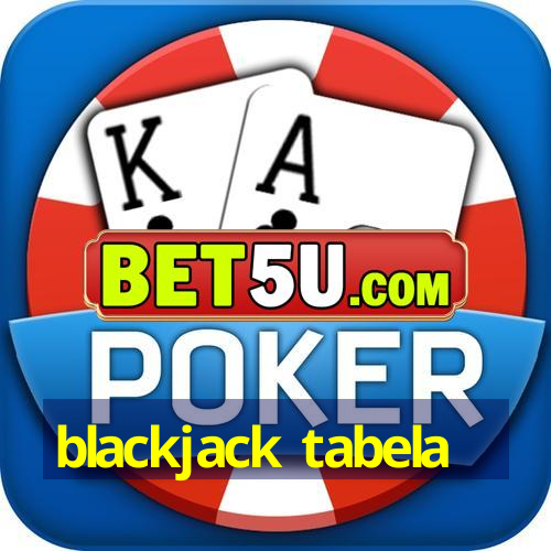 blackjack tabela