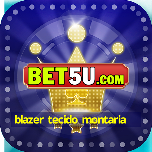 blazer tecido montaria