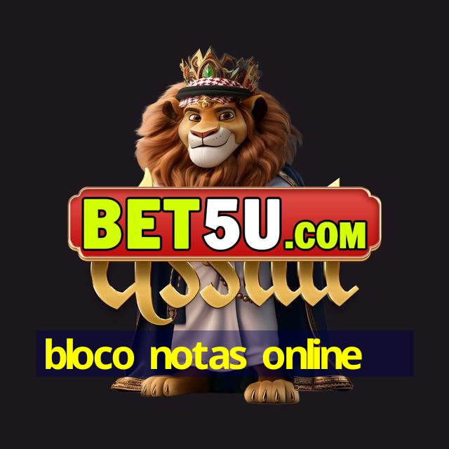 bloco notas online