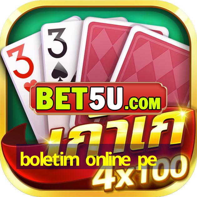 boletim online pe