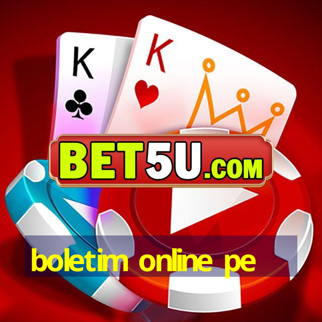 boletim online pe