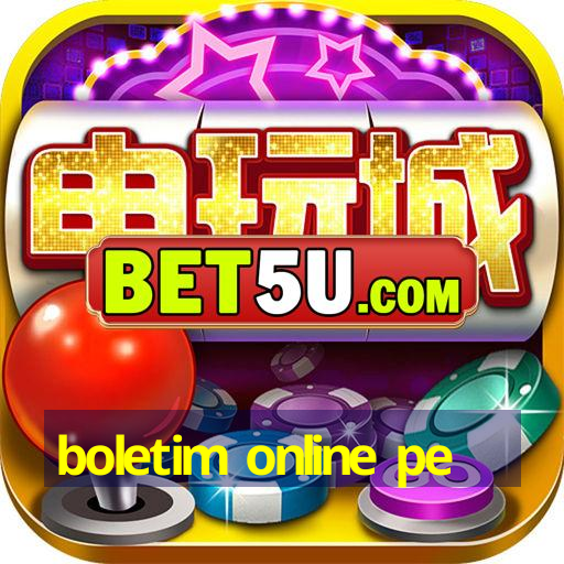 boletim online pe