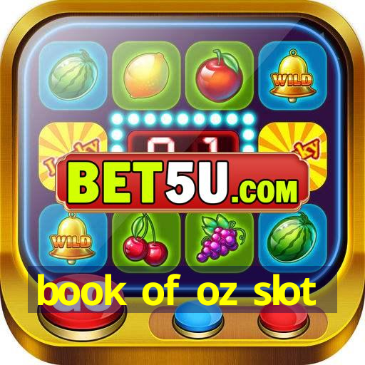 book of oz slot