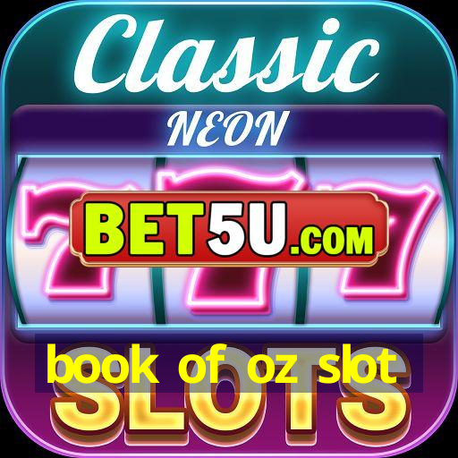 book of oz slot