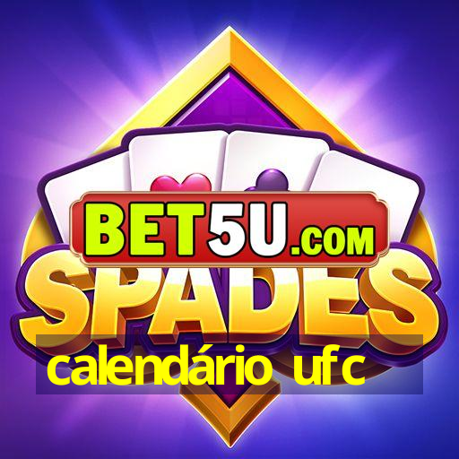 calendário ufc