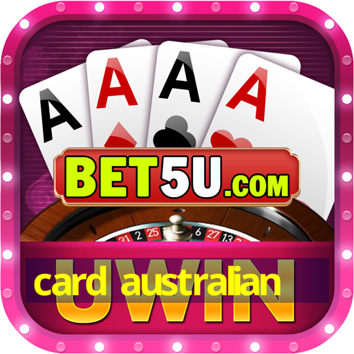 card australian