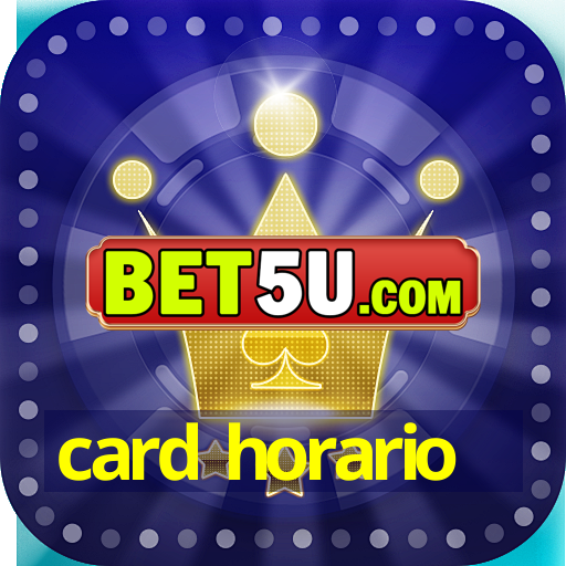 card horario