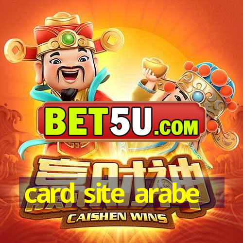 card site arabe