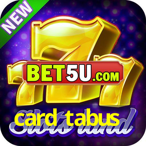 card tabus