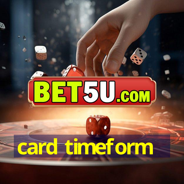 card timeform