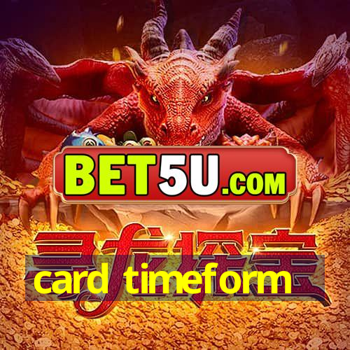 card timeform