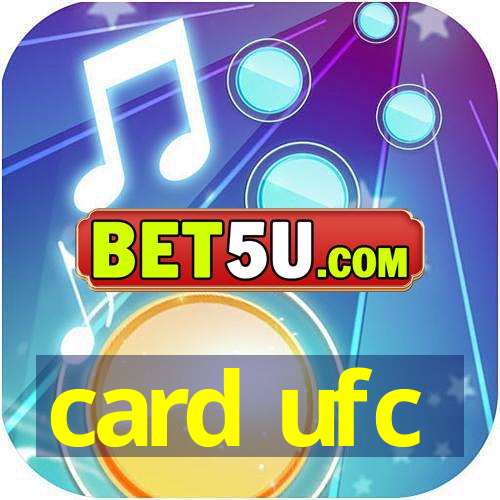 card ufc