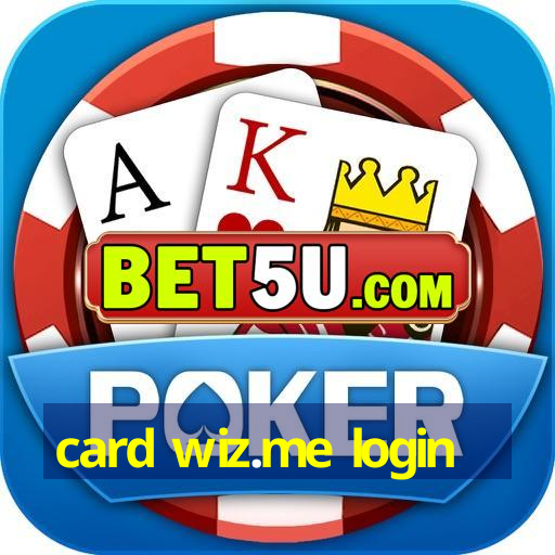 card wiz.me login