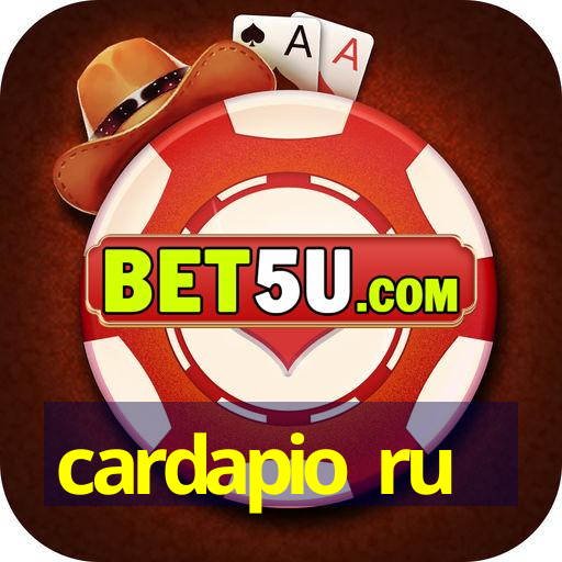 cardapio ru