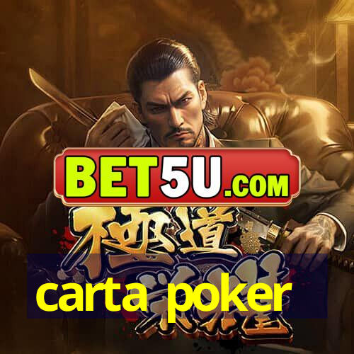 carta poker