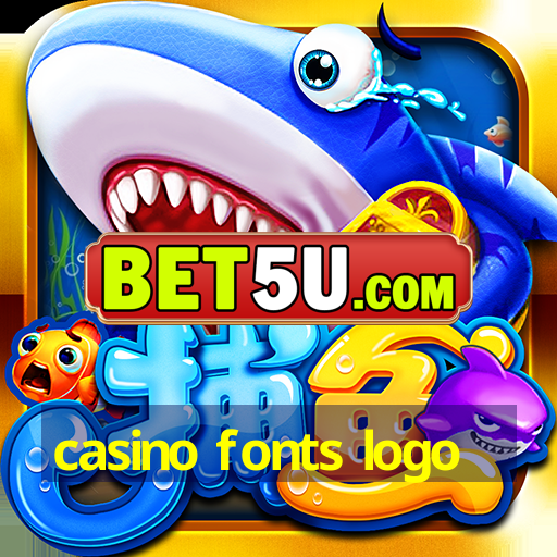 casino fonts logo